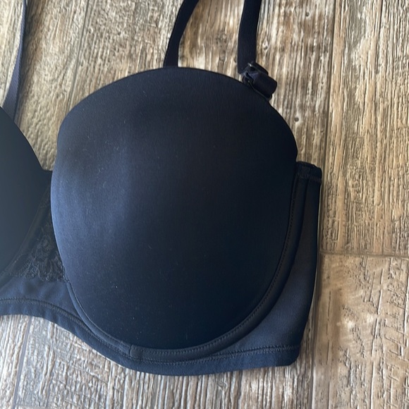 VANITY FAIR BLACK UNDERWIRE BRA, 38D - Picture 7 of 16